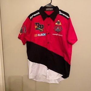 Black Pyramid Button Down